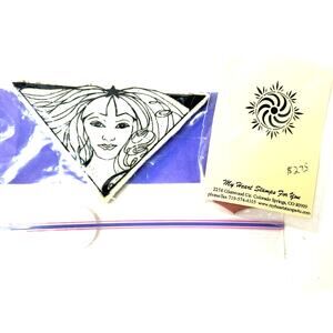 2 Unique Cling Mount Stamps Card Making NEW Scrapbooking Stamping